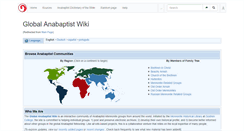 Desktop Screenshot of anabaptistwiki.org